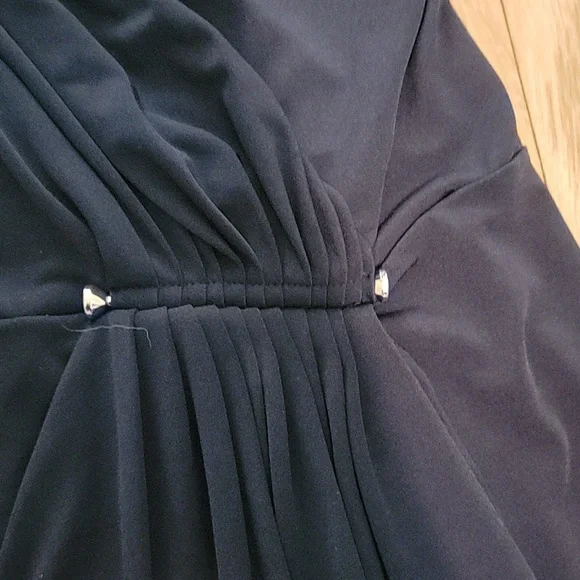 Michael Kors Navy Wrap Mini Dress~Size Small - Picture 3 of 6